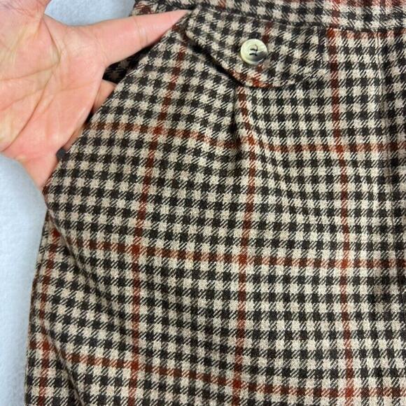 EVAN PICONE Skirt Women 10 Pleated Wool Blend Pockets Zipper Vintage 70's - Picture 6 of 10